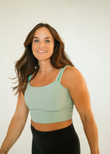 Load image into Gallery viewer, Green Girl 3-Strap Long Line Bra