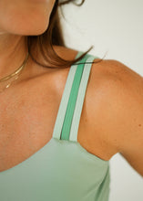 Load image into Gallery viewer, Green Girl 3-Strap Long Line Bra
