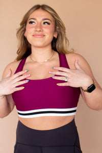 Sporty Stripe Bra