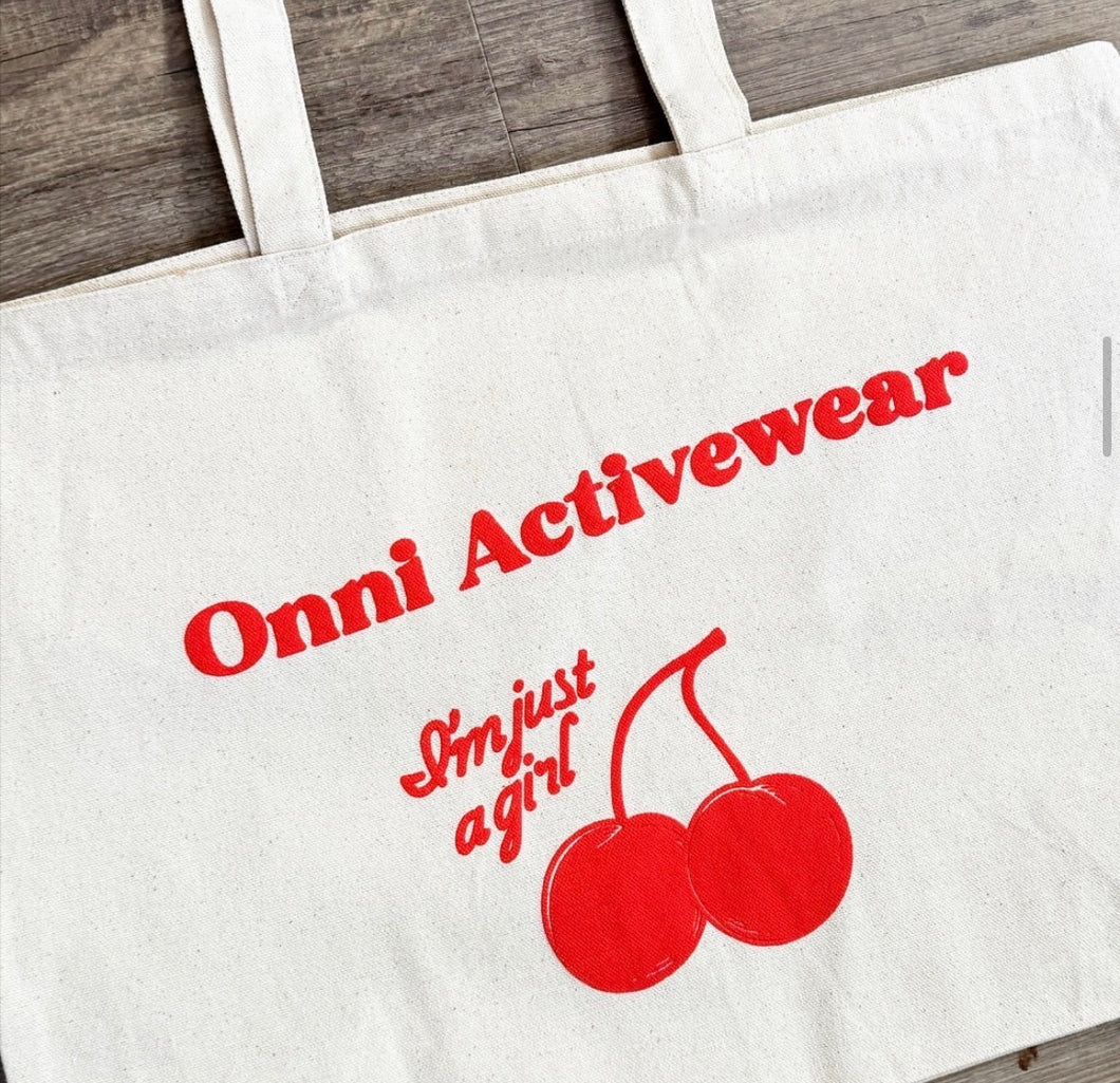 I'm Just a Girl Tote Bag