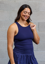 Load image into Gallery viewer, Navy Full Length Tank
