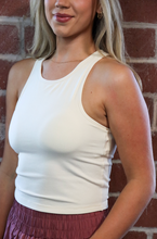 Load image into Gallery viewer, Cream Full Length Tank
